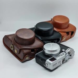 PU Leather Case Camera Bag For Fujifilm Fuji X100 X100S X100T X100F X100V Body Cover Shoulder Strap2026