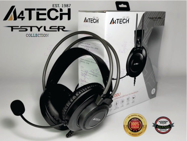 A4Tech Conference USB Over-Ear Headphone FH200U | Lazada PH
