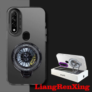 FOR เคส Case สำหรับ OPPO A31 2020 ศัพท์ปลอกฮาร์ด Case TPU ป้องกันเรียบกันกระแทกปกการออกแบบใหม่ความงามกับผู้ถือสำหรับผู้ชาย Gyro Mount cytlzj01