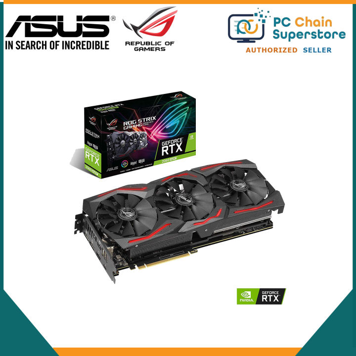 ASUS ROG Strix GeForce® RTX 2060 SUPER™ OC edition 8GB GDDR6 ( ROG-STRIX- RTX2060S-O8G-GAMING ) Rtx2060Super Rtx2060 - Lazada | Lazada PH