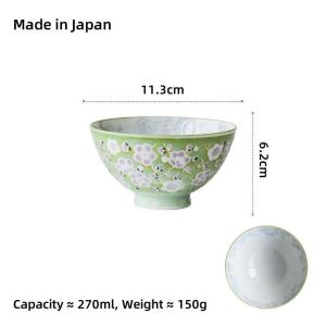 Omk Made in Nhật Bản bát cơm bằng gốm cao xô Bát 300ml