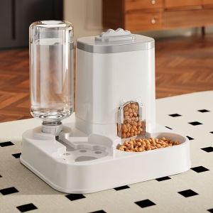 Smart Automatic Pet Feeder Automatic Pet Water Dispenser 2 In 1 Large Capacity Electric Circulating Drinking Fountain Cat Dog Food Bowl