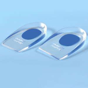 VTTO 1Pair Silicone Gel Heel Cup Shoe Inserts Pads Cushion Plantar Fasciitis Heel Spurs Heel Pads