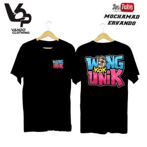 Vando Baju Kaos Oblong Pria Wong Kok Unik Kata Kata Keren Pria Wanita Kekinian
