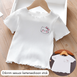 BOBOHO - ATASAN KAOS ANAK PEREMPUAN LENGAN PENDEK  / KAOS ANAK / TSHIRT ANAK PEREMPUAN