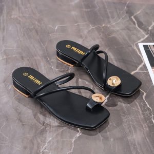 LZ Vintage Style Mid Heel Sandals For Women With Wide Width And Toe