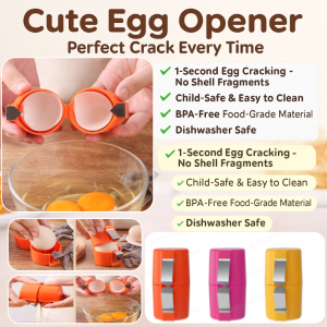 Egg Shell Opener Quick Egg Opener Egg Shell Crusher Household Egg Shell Separator For Raw Eggs Kitchen Baking Tool