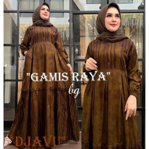 Gamis Raya Twill BG Collection Motif Djavu