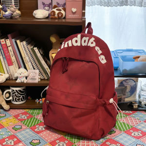 AE New stylish printed star backpack for middle and high school students high aesthetic value large capacity trendy casual universal backpack