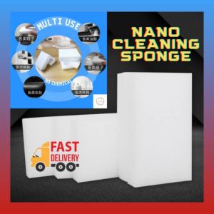 1PC White Nano Magic Cleaning Sponge Kitchen Powerful Decontamination Cleaning and Descaling span