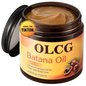 100% Raw Batana Oil for - Pure Batana Oil Paste Enhances Thickness & Shine Reduces Breakage and Hair Loss ment For All Types - 4.06 fl oz120ml