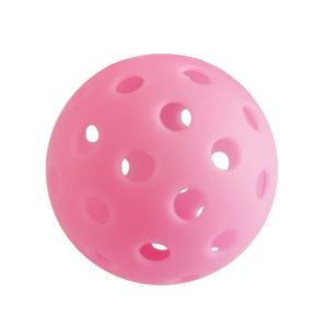 COOLSOO Multicolor Luminous Pickleball Glow in The Dark Elastic PE Ball Creative 74MM 40 Holes Seniors Tennis Indoor Utdoor