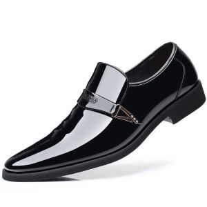 👞รองเท้าหนัง👞เยาวชน/พักผ่อน/ธุรกิจ กันน้ำและน้ำหนักเบา สไตล์ลำลองธุรกิจของอังกฤษ สวมใส่สบาย