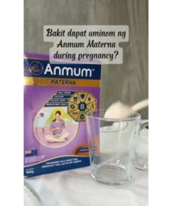 Anmum Milk for Pregnant – Chocolate 375g - Anmum Materna Powdered Milk with Folate & DHA