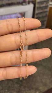 461 สร้อยคออิตาลี 18K สร้อยคอสีทอง 18K สร้อยคอเกาหลี สร้อยคอ XUPING พร้อมส่ง