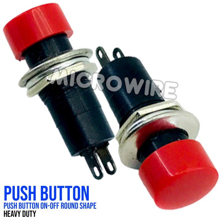 Push Button ON-OFF Round Shaped Assorted Colors Heavy Duty | Lazada PH