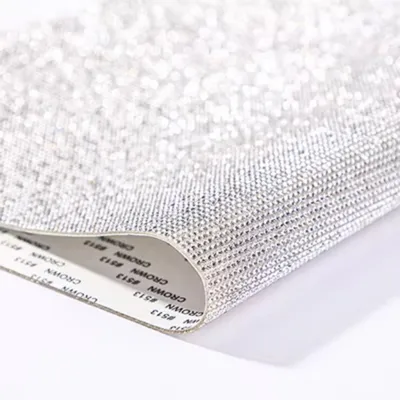 Sticker berlian DIY Kristal Berlian Imitasi 12*20cm Rhinestone Sticker Self Adhesive Glass Rhinestone Sheet