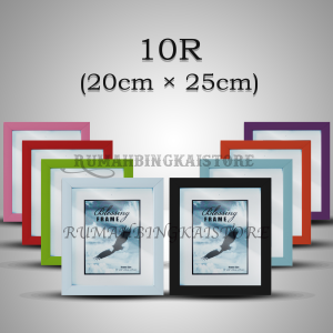 BINGKAI FOTO MINIMALIS UKURAN 10R (25CM X 20CM) + PLUS KACA