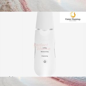 Ultrasonic Skin Scrubber Blackhead Remover Peeling Shovel Pore Cleaner USB Facial Skin Exfoliator