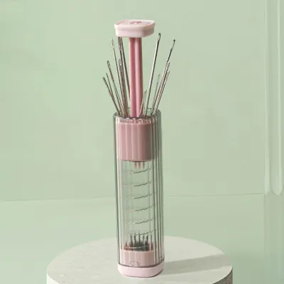 Push-Type Needle Box With Magnetic (FREE NEEDLE) | Hand Sewing Needle Thread Kotak Jarum Jahit 裁缝针收纳器