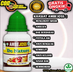 Ambejoss Dan Salep Salwa De Nature Obat Benjolan Wasir Ambeien Ambeyen Ambean Fistula Ani Hemoroid Bab Berdarah Benjolan Di Anus Luar Dan Dalam Aman Untuk Pria Wanita Ibu Hamil