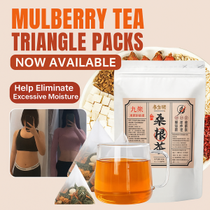 Wheat Nourishing Moisture-Removing Nine-Flavor Mulberry Reishi Tea for All Seasons Adults Men and Women White-Collar Workers Fresh Breath Spleen Health Heat Clearing