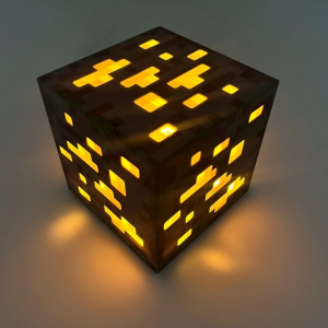 Minecraft ไฟLEDเปลี่ยนสีได้ พร้อมส่งโคมไฟมายคราฟ ของเล่นมายคราฟ ไฟกลางคืนตั้งโต๊ะ ของเล่นเด็ก