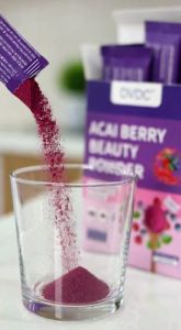 (20pcs per box) FDA Acai Berry Beauty Powder- 100% Berries Drink Organic for Skin Glow & Gut Health