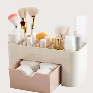 Rak Mini Serbaguna Tempat Penyimpanan Kosmetik Makeup Organizer Pensil Alat Tulis Perhiasan Obat Peralatan Mandi Kotak Laci Multifungsi