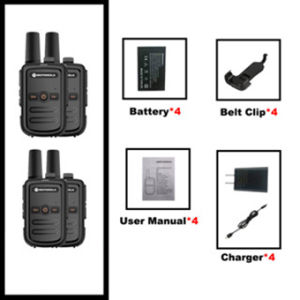 Motorola Walkie Talkie C51 Mini Two Way Radio Long Range 10KM 5W 16 Channels UHF 8800mAh high-capacity battery IP54 waterproof  400-470mhz Walkie-Talkies