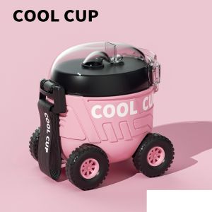 Botol Minum Anak Bentuk Mobil COOL CUP 550ml Anti Tumpah Mainan Anak -Anak Mobil 5075 - YS