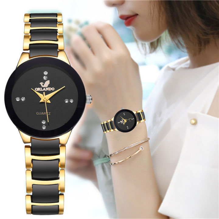 ORLANDO Fashion Women Watches Luxury Rhinestone Quartz Bracelet
