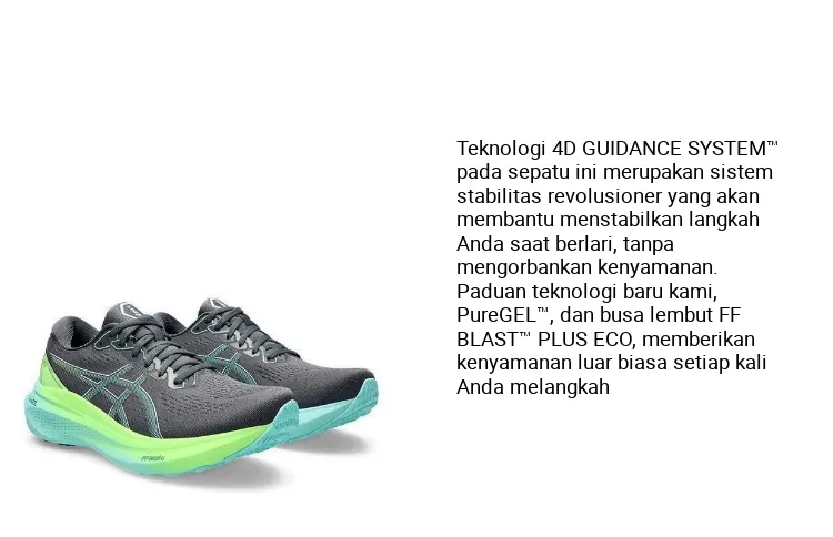 Asics Gel Kayano 30 Standard Men Running Shoes Grey Lazada Indonesia