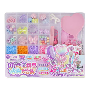 Fun DIY Pen Beaded Small Accessories Beaded Mirror Handmade 趣味DIY咕笔