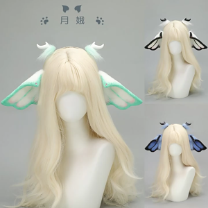 Soft Bendable Frame Devil Horn Hairband Realistic Faux Furs Animal Ear Roleplay Costume Accessory For Halloween Event