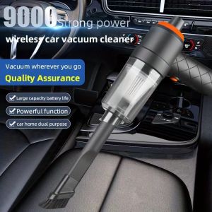 9000PA Car Vacuum Cleaner Mini USB Charging Cyclone Suction Cordless Cleaners Portable Handheld For Home Wireless Vacuum Cleaner