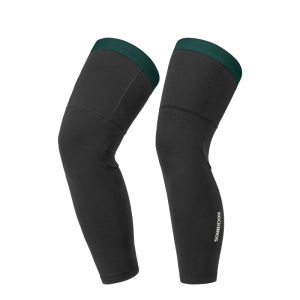 ROCKBROS Cycling Warmer Leg Sleeves Arm Sleeves Fleece Windproof Elastic Basketball Sports Leg Sleeves Anti-slip Comfortable Leg Warmer for Hiking Running Bike Riding Motorcycle