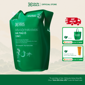 Dầu Gội Thảo Dược Cỏ Cây Hoa Lá Hà Thủ Ô 2in1 2000g Giúp Dưỡng Tóc Mềm Mượt