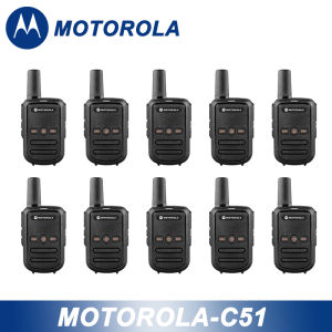 MOTOROLA Set OF 10 C51 Walkie talkie Long Range Two Way Radio 16 Watts