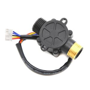 Water Flow Sensor G1/2" Hall Flowmeter Switch 1-30L/min Liquid Flow Meter