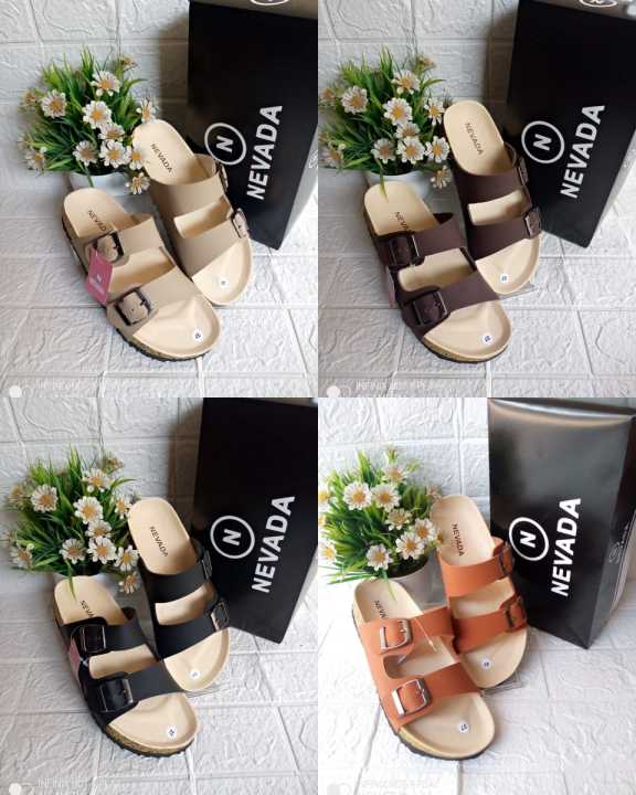 SANDAL HUSH PUPPIES SANDAL CEWEK CANTIK MANIS TERBARU COD GRATIS