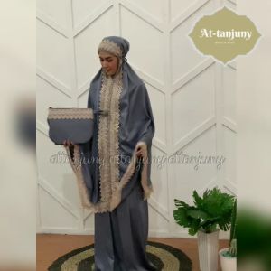 Mukena dewasa renda mewah silky Queen