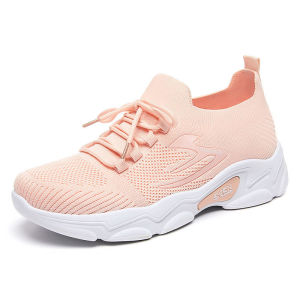 [Free Shipping] WomenS Shoes 2026 Spring Collection New Casual Shoes Fashionable Running Shoes Breathable Knit Sports Shoes For Women