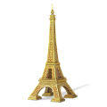 Piececool 3D Metal Puzzles Golden Eiffel Tower Model Building Blocks Sets DIY Assembly Model Kits Gift for Kids. 