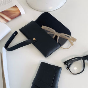 Leather Eyewear Case Simple Sunglasses Storage Case Not Easy to Scratch Sunglasses Case Portable Sunglasses Bag