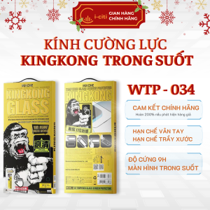 [WEKOME] Kính cường lực tự dán KingKong WTP-034 bảo vệ toàn diện màn hình toàn diện độ cứng 9H