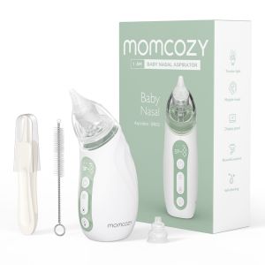 Momcozy Baby Nasal Aspirator Strong Suction Rechargeable With Light And Music