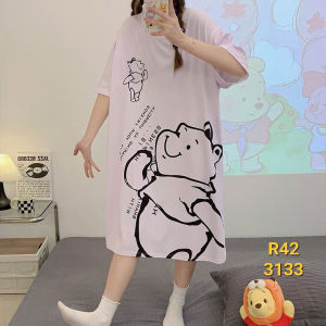 [ 50-98kg] Đầm mặc nhà Bigsize họa tiết hoạt hình R474142