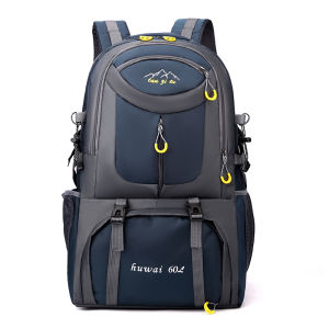 Techdoo Tas Ransel Pria 60 Liter Waterproof Backpack Outdoor Pria Tas Travelling Hiking Tas Carrier Camping Pria TR118