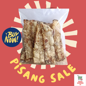 Cemilan Snack Pisang Sale Kering 200 Gram Gurih